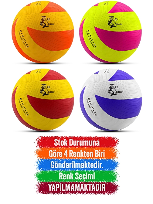 Voleybol Topu Pompalı SET 280G Renkli 8 panel Soft Touch İç-Dış Mekan Uygun Dayanıklı 700