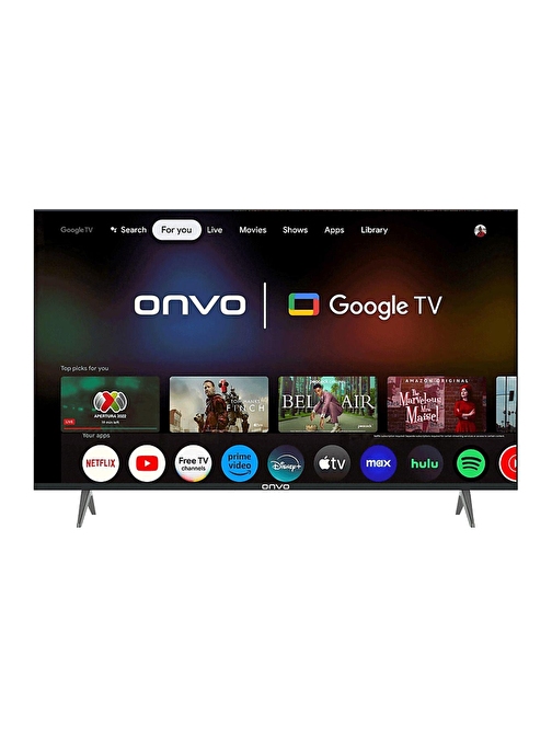 Onvo 55OVF9000 4K Ultra HD 55" 140 Ekran  Uydu Alıcılı Google Smart QLED TV