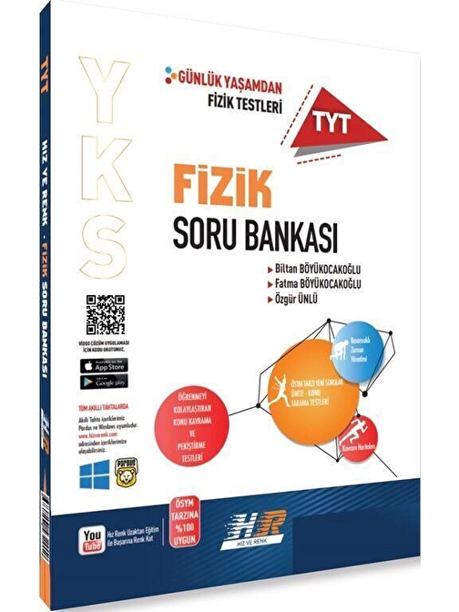 TYT Fizik Soru Bankası Hız ve Renk Yayınları