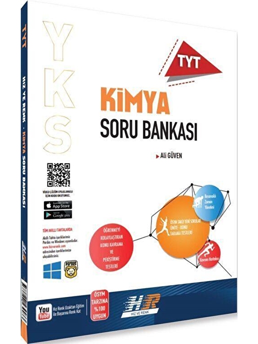 TYT Kimya Soru Bankası Hız ve Renk Yayınları