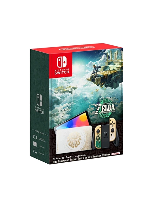 Switch Oled Model Konsol Zelda Tears Of The Kingdom Limited Edition