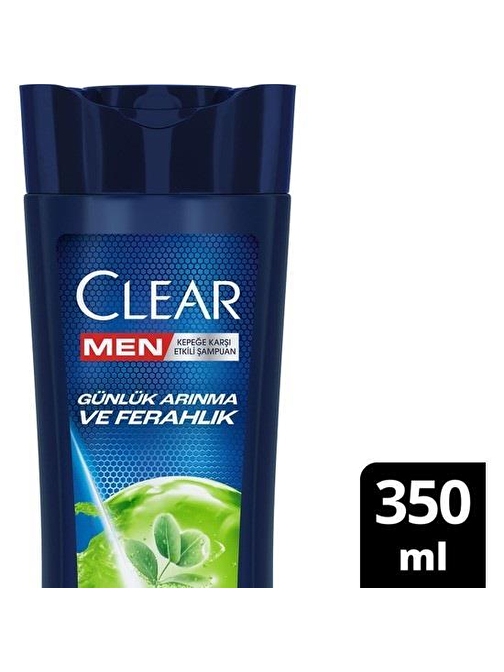 Clear Men Şampuan Günlük Arınma Ferahlık 350 Ml Yeni