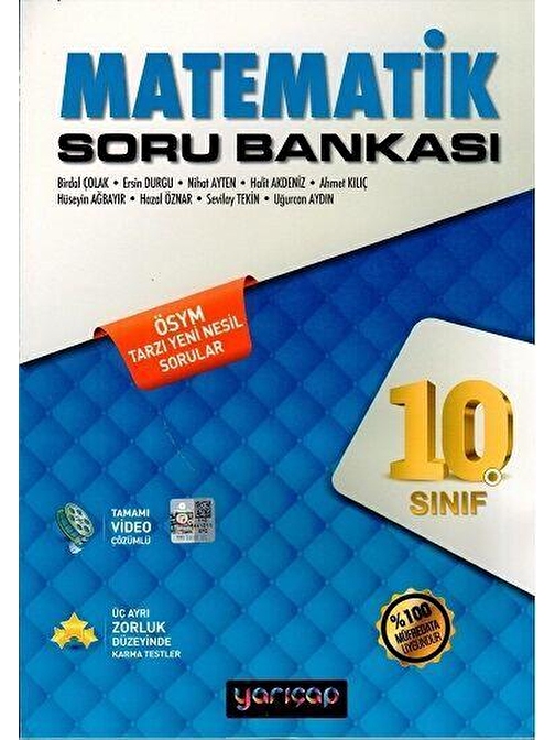 10. Sınıf Matematik Soru Bankası Yarı Çap Yayınları