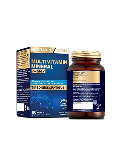 Nutraxin Multivitamin Mineral Energy 60 Tablet