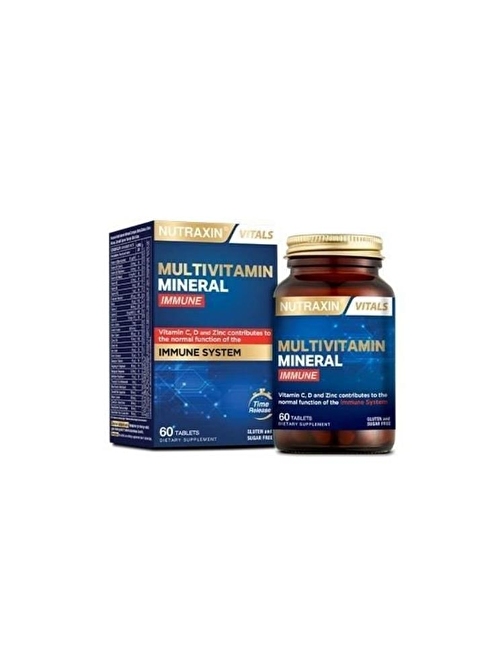 Nutraxin Multivitamin Mineral İmmune 60 Tablet