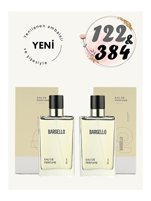 Kadın Parfüm 2'li Set 122  + 384  50 Ml Edp