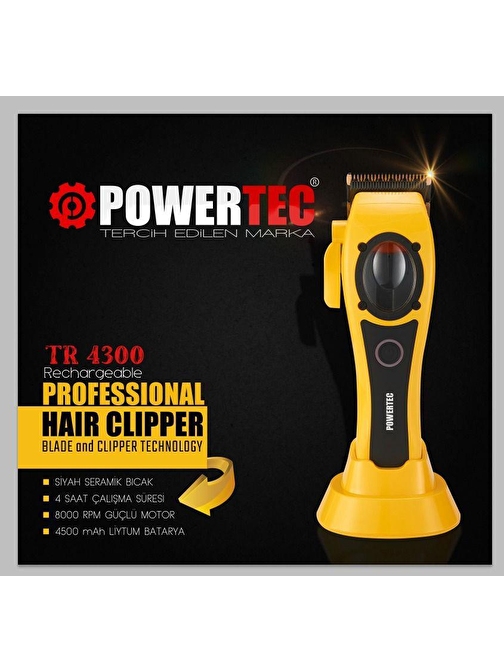 Powertec TR-4300 Saç Kesim Makinesi