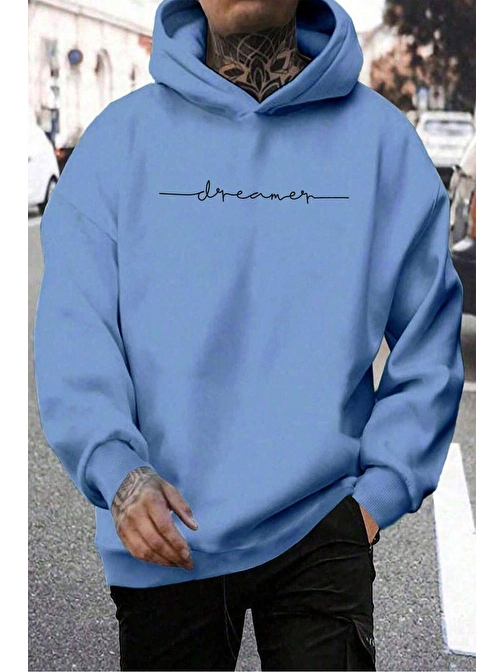 Dreamer Baskılı Oversize Sweatshirt