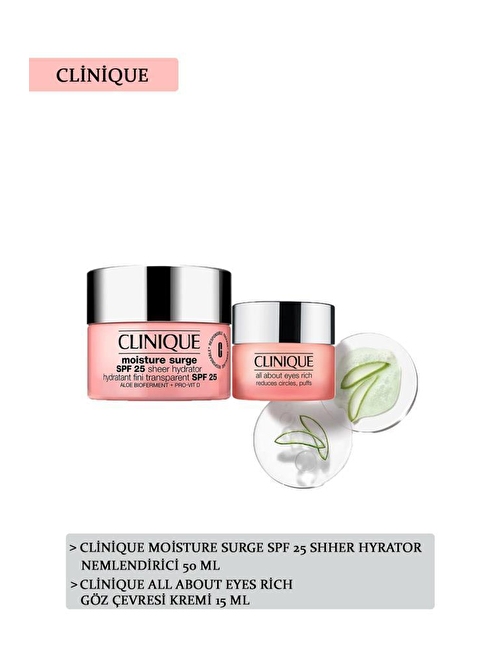 Clinique Moisture Surge 50 ml + All About Eyes Rich 15 ml