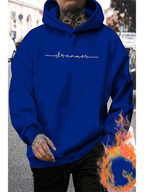 Dreamer Baskılı Oversize Sweatshirt