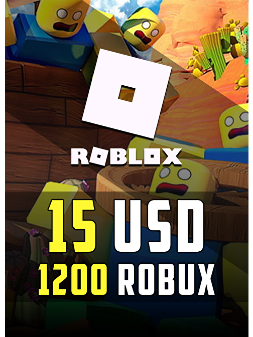 Roblox 1200 Robux 15 USD