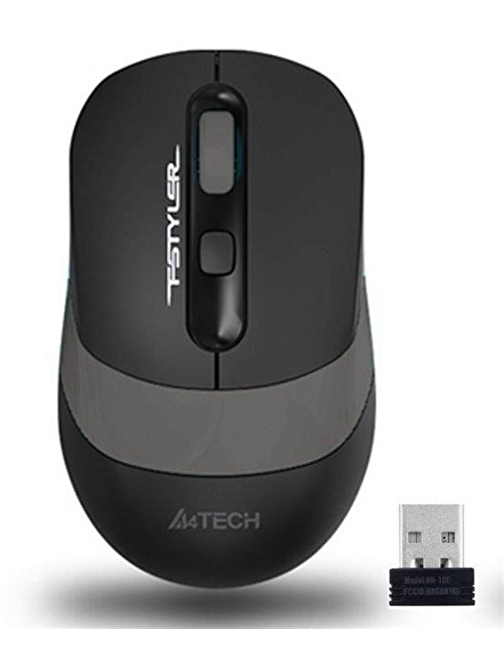 A4 TECH FG10 GRİ 2.4G NANO 2000DPI KABLOSUZ MOUSE