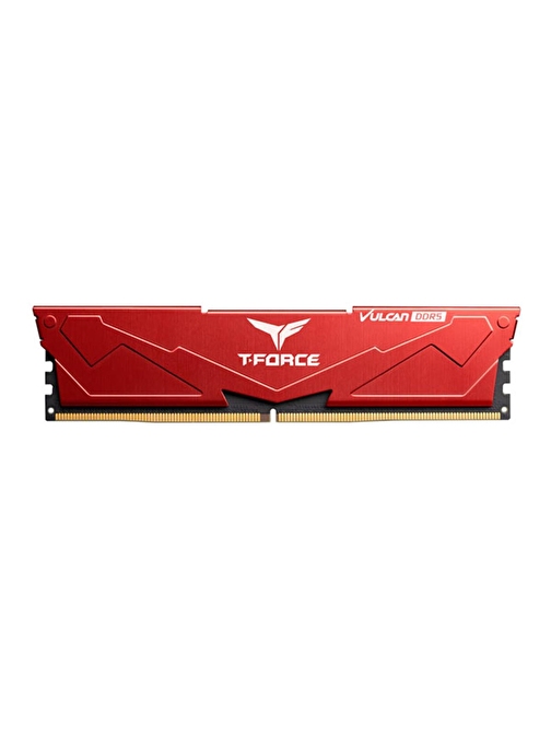 Team T-Force Vulcan Red 32GB(2x16GB) 6400Mhz DDR5 Gaming Ram CL40 (FLRD532G6400HC40BDC01)