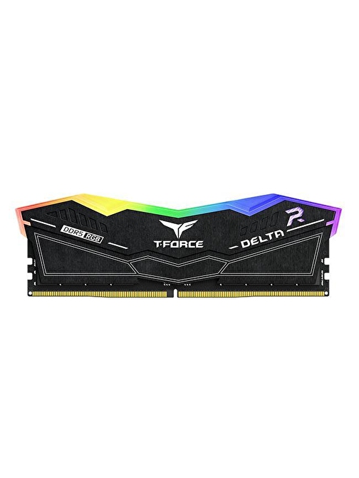 Team T-Force DELTA RGB Black 32GB(2x16GB) 6400Mhz DDR5 CL40 Gaming Ram (FF3D532G6400HC40BDC01)