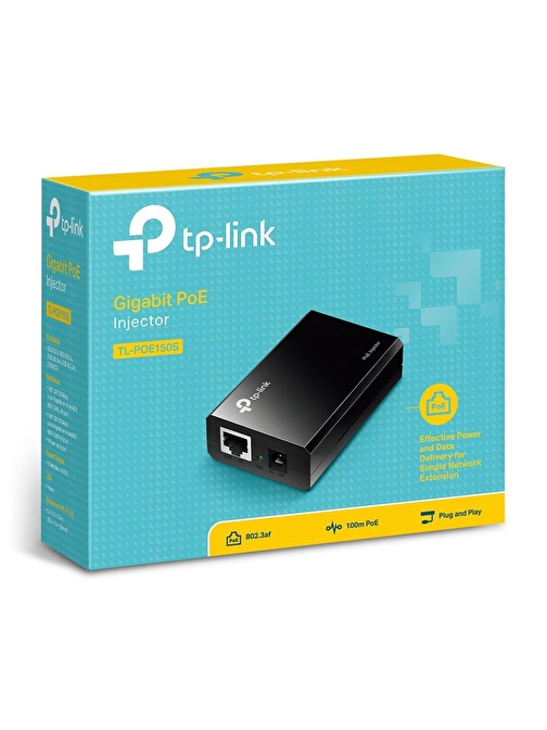 TP-LINK OMADA TL-POE150S 48VOLT 15.4WATT GIGABIT PORT POE ADAPTÖR