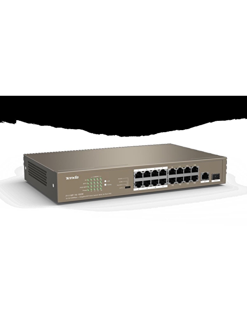 TENDA TEF1118P-16-150W 16PORT 10/100 YÖNETİLEMEZ POE SWITCH