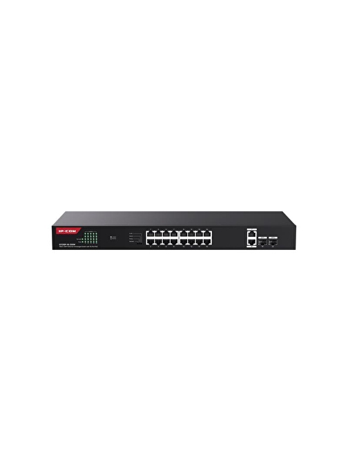 IP-COM G1120P-16-250W 16 PORT GIGABIT+2XGB RJ45/SFP UPLINK 230W POE RACKMOUNT SWITCH