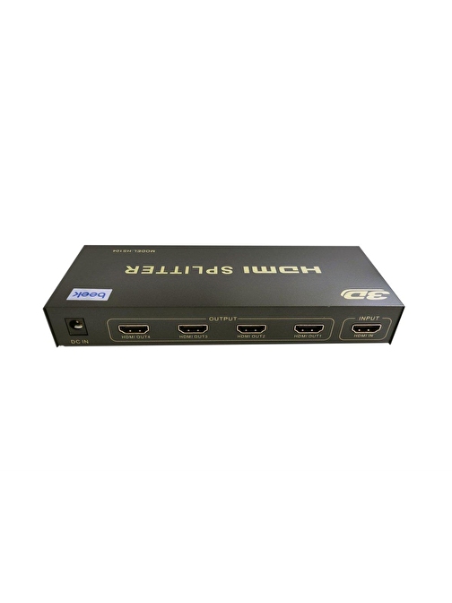 Beek 4 Port Ultra 4K HDMI Video Çoklayıcı, 4096 x 2160 piksel çözünürlük, HDMI 1.4, HDCP 1.4 (BS-104)