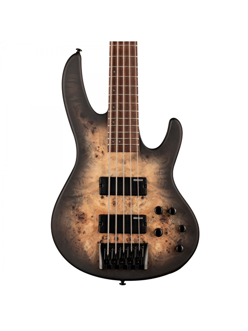 ESP LTD D-5 Black Natural Burst Satin Bas Gitar