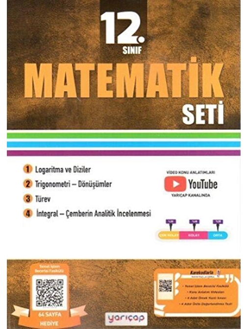 12. Sınıf Matematik Seti Yarı Çap Yayınları