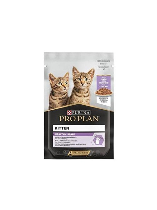 Pro Plan Kitten Pouch Hindili Yavru Kedi Konservesi 6 Adet 85 Gr