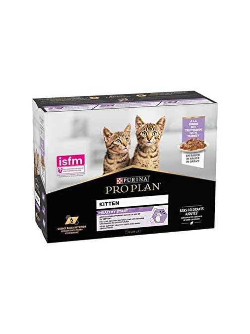 Pro Plan Kitten Pouch Hindili Yavru Kedi Konservesi 10 Adet 85 Gr