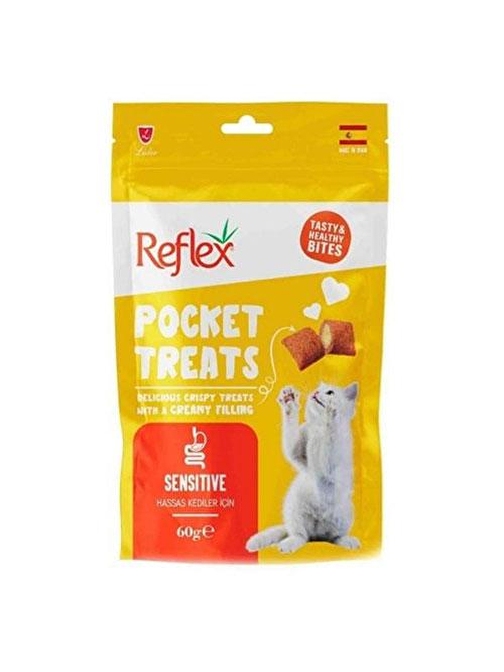 Reflex Pocket Treats Sensitive Yetişkin Kedi Ödül Maması 60 Gr