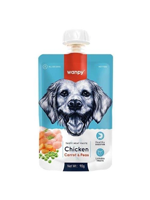 Wanpy Tavuklu ve Havuçlu Ezme Köpek Ödülü 90 Gr