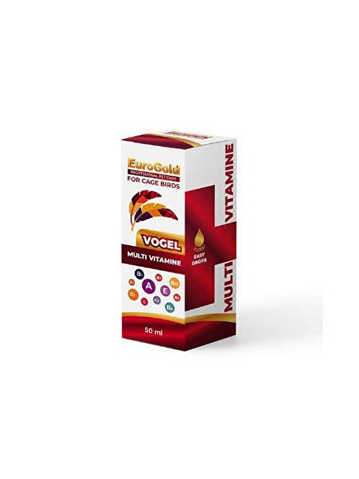 Eurogold Vogel Kuşlar İçin Multi Vitamin Damla 50 Ml