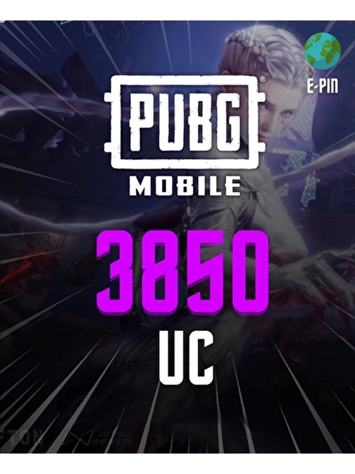  Pubg Mobile 3850 UC GLOBAL Epin