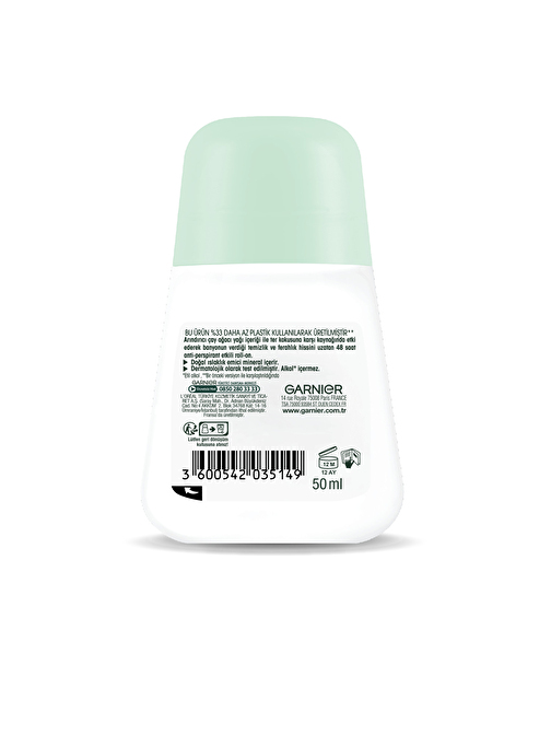 Garnier Mineral Deo Roll-On 50ml Saf & Temiz Arındırıcı Etki