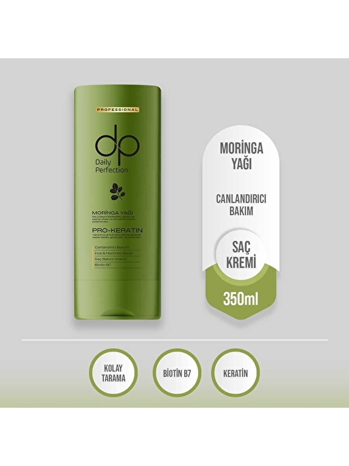 Dp Saç Kremi Moringa Yağı Özlü Canlandırıcı 350 Ml