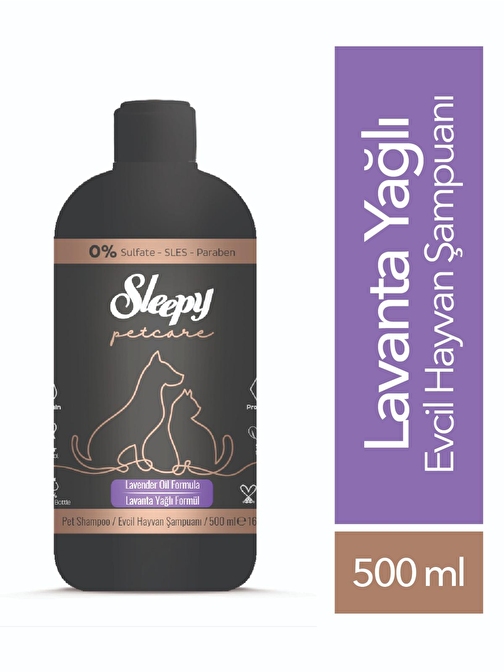 Sleepy Petcare Lavanta Yağlı Evcil Hayvan Şampuanı 3x500 ml