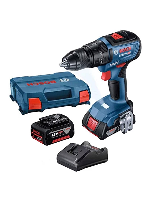 Bosch GSB 18V-50  2 Ah + 5Ah  Çift Akülü Darbeli Vidalama Makinesi