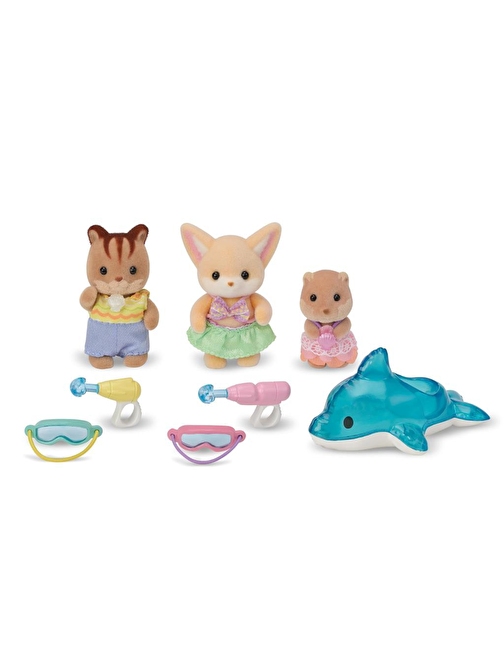 Adore Sylvanian Families Anaokulu Arkadaşları Havuz Eğlencesi Üçlüsü 5749