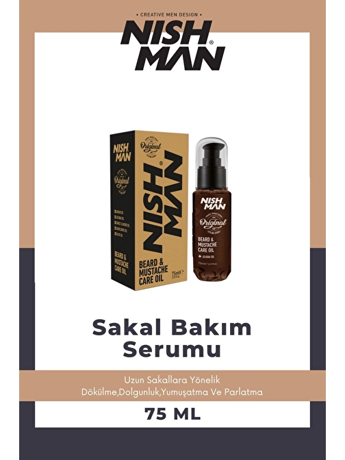 Nishman Dolgunlaştırıcı Ve Canlandırıcı Saç Sakal Serumu 75 Ml