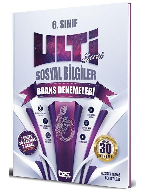 6. Sınıf Sosyal Bilgiler Ulti Serisi Denemeleri Bes Yayınları