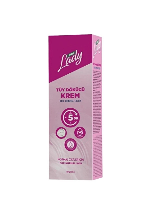 Derby Lady Tüy Dökücü Krem Normal Ciltler 100 Ml