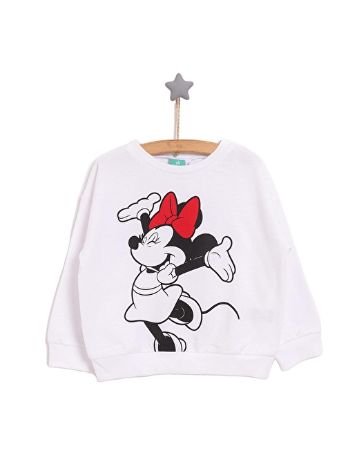 Disney Minnie Mouse Kız Sweatshirt Kız Bebek