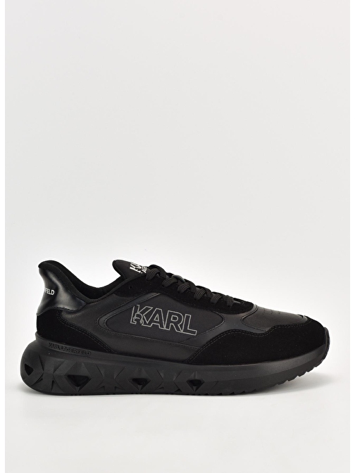 KARL LAGERFELD Siyah Erkek Sneaker K/KITE RUN Karl Logo Lo Lace