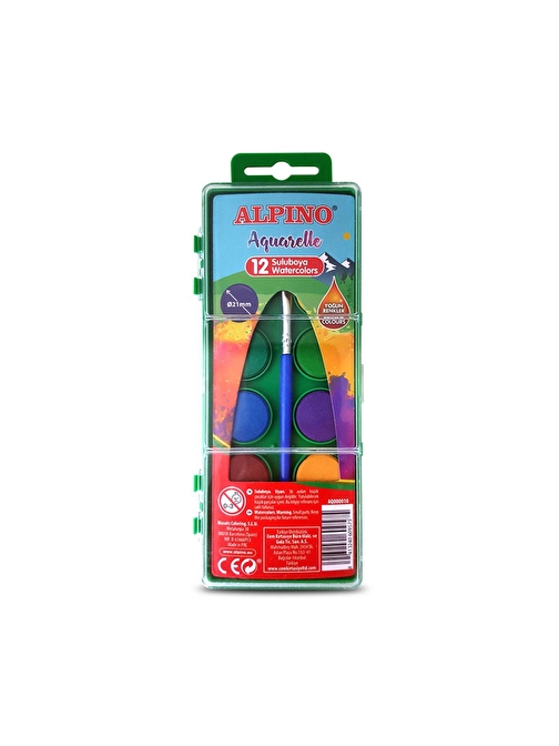 Alpino 12 Renk Suluboya Aq-10 (ÖZEL FİYAT)