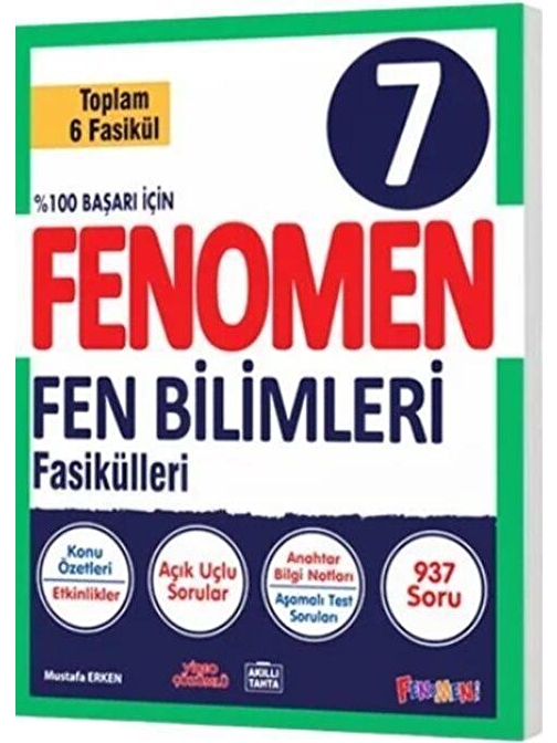  7. Sınıf Fen Bilimleri Fasikülleri Fenomen Okul Yayınları