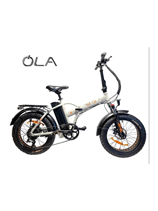 Ola Electrofold EFB2 Katlanabilir Beyaz Katlanabilir Elektrikli Bisiklet 20”