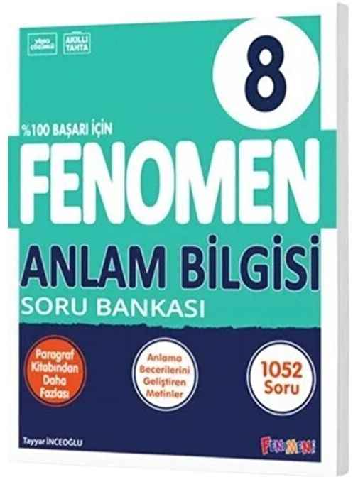 8. Sınıf Anlam Bilgisi Fenomen Soru Bankası Fenomen Okul Yayınları