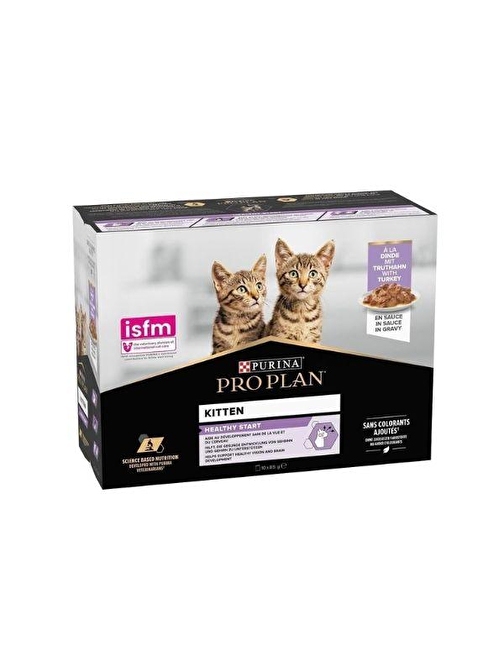 Pro Plan Kitten Hindili Pouch Yavru Konserve Kedi Maması 10 Adet 85 Gr