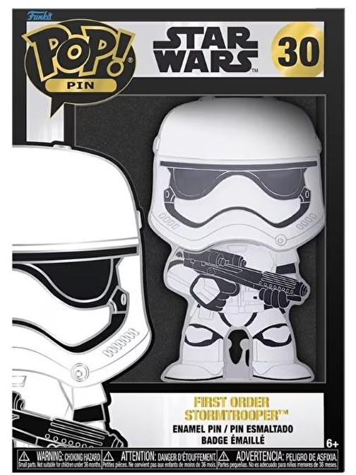 Funko Pop Pin Star Wars First Order Stormtrooper 30 (Glow in Dark)