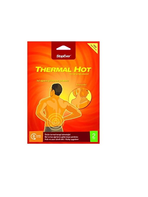 STOPEVER THERMAL HOT SICAK TERAPİ FLASTERİ 2'Lİ 1 PAKET