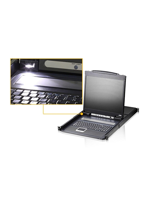 19” LCD KVM Switch, Türkçe Klavyeli