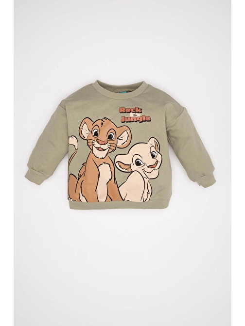 Erkek Bebek Disney Lion King Bisiklet Yaka Sweatshirt D2932A524WN