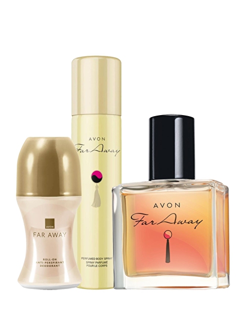 Avon Far Away Deodorant Rollon Üçlü Set